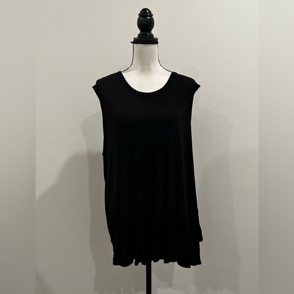 Time & Tru Ruffled Bottom Top